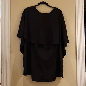 Black Lulus size small cape dress.